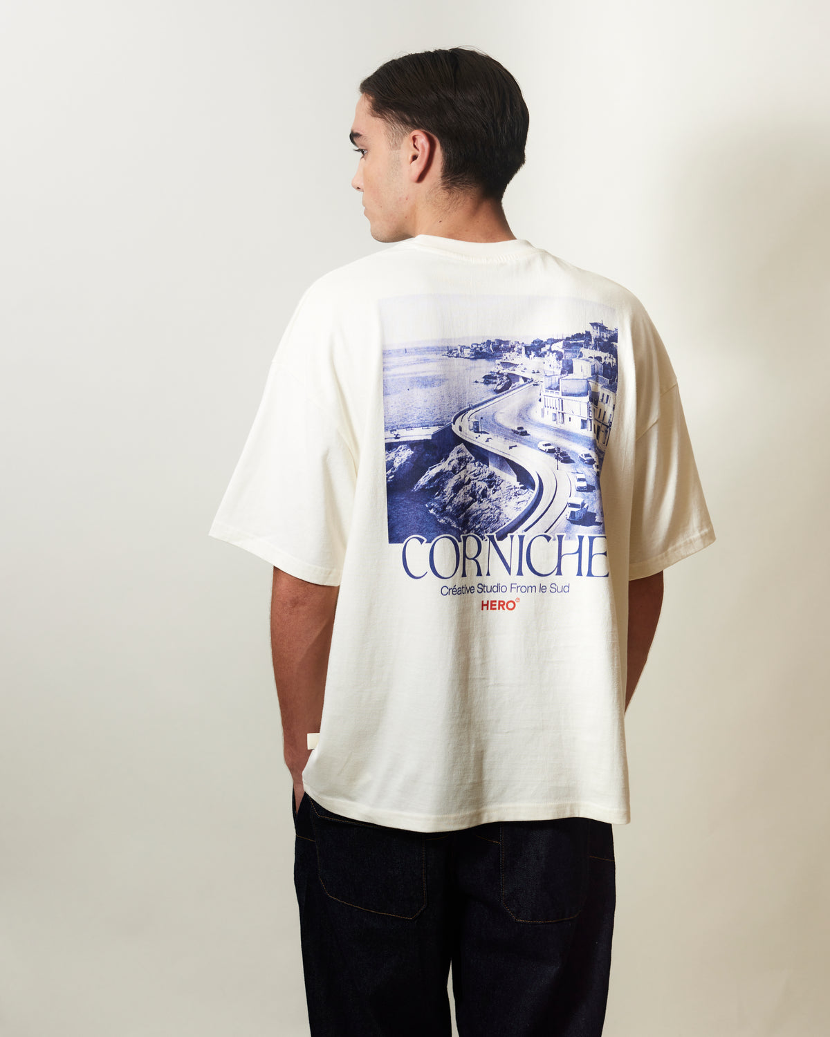 T-SHIRT CORNICHE TEE - OFF WHITE