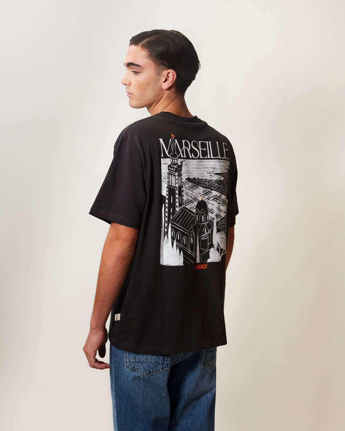 T-SHIRT MARSEILLE TEE - ANTHRACITE