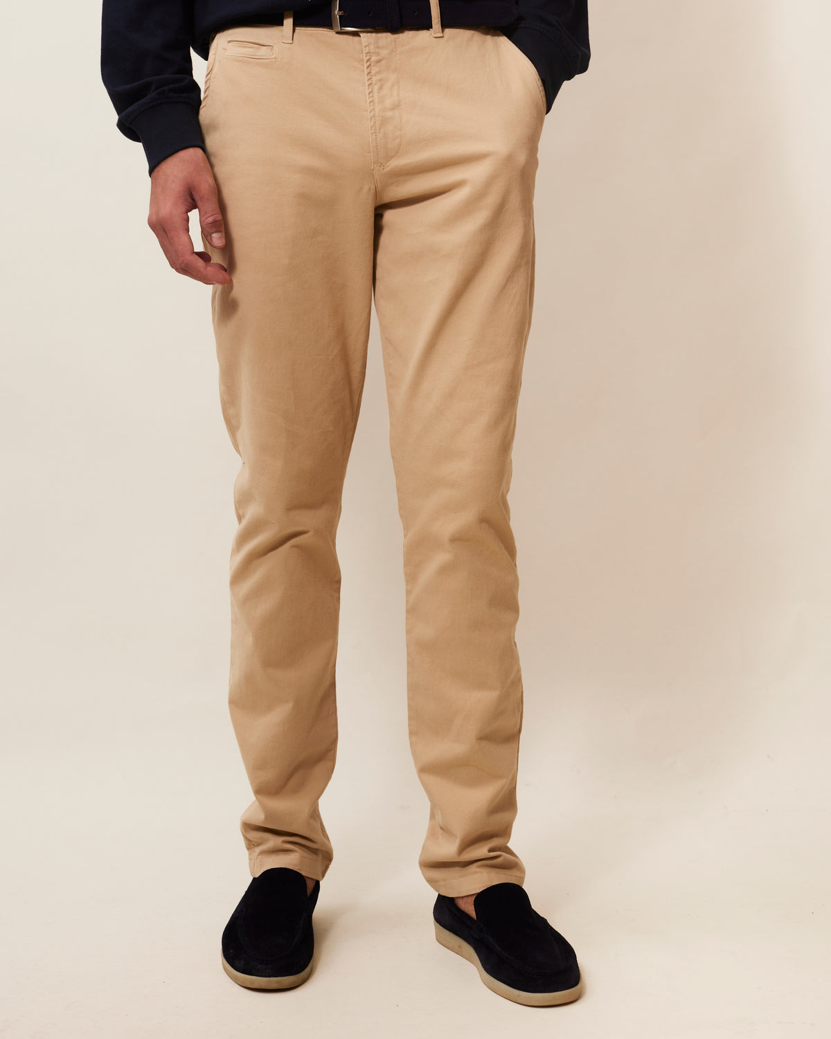 PANTALON BASIC CHINO - BEIGE