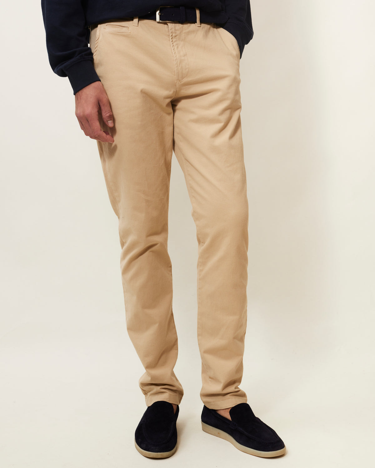 PANTALON BASIC CHINO - BEIGE