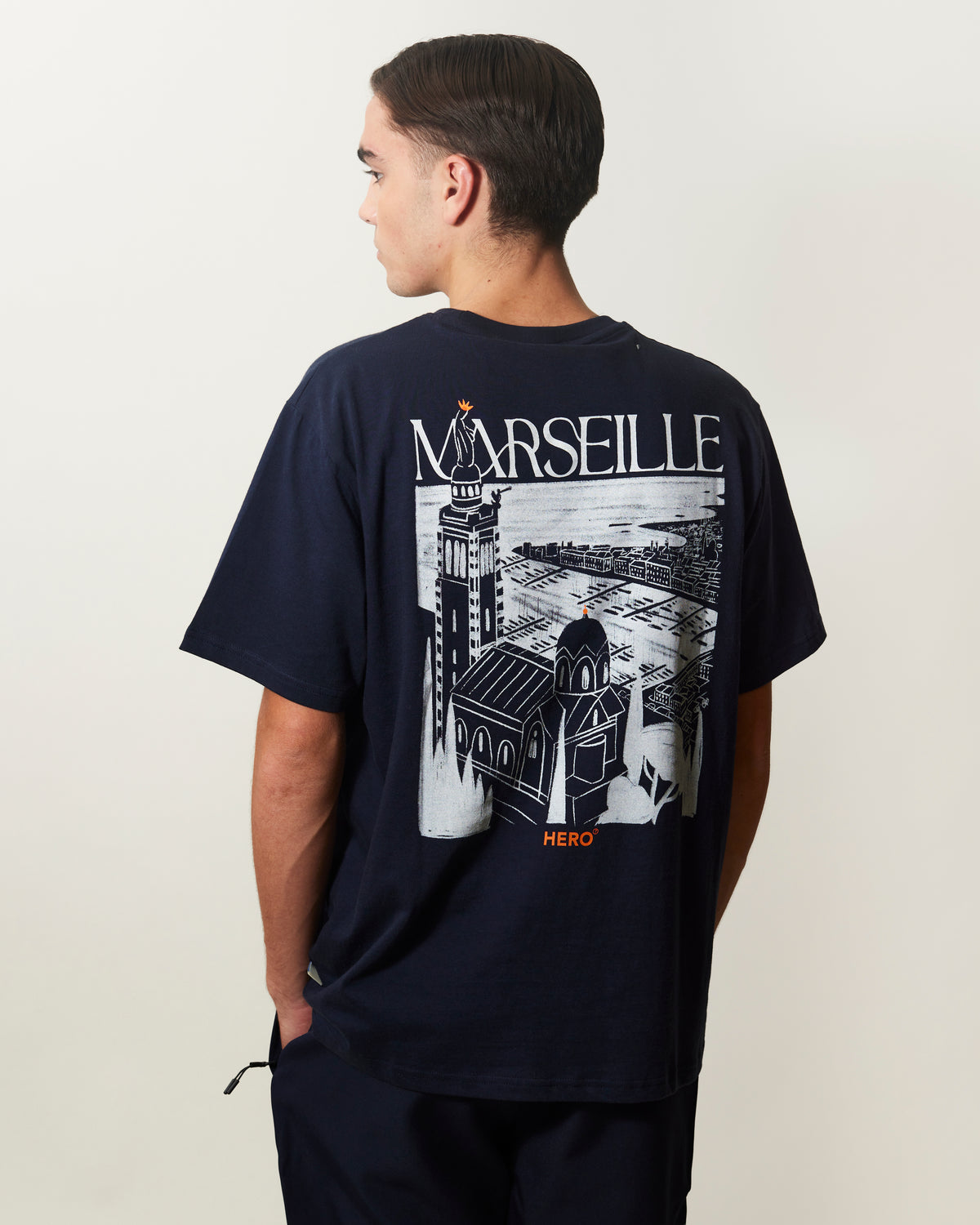 T-SHIRT MARSEILLE TEE - NAVY