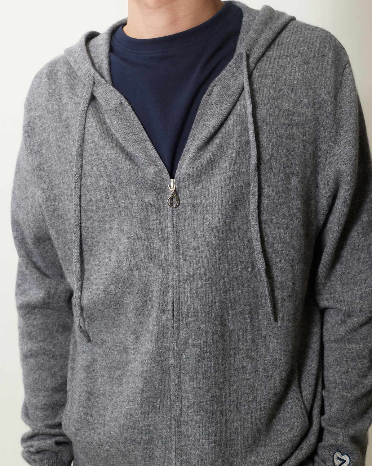 GILET AUDRAN ZIP - GREY MELANGE