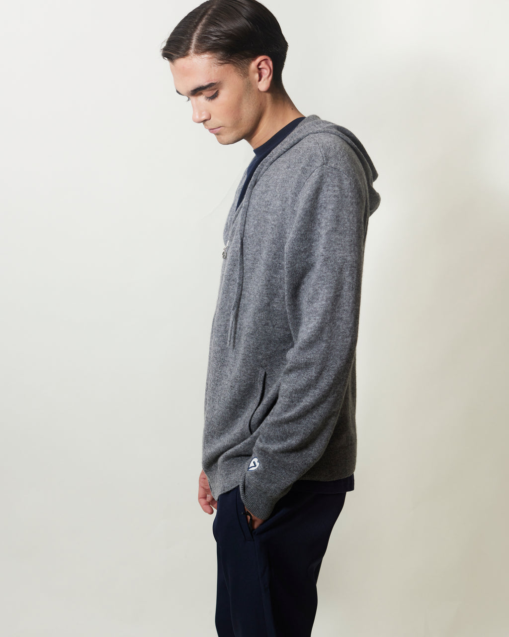 GILET AUDRAN ZIP - GREY MELANGE