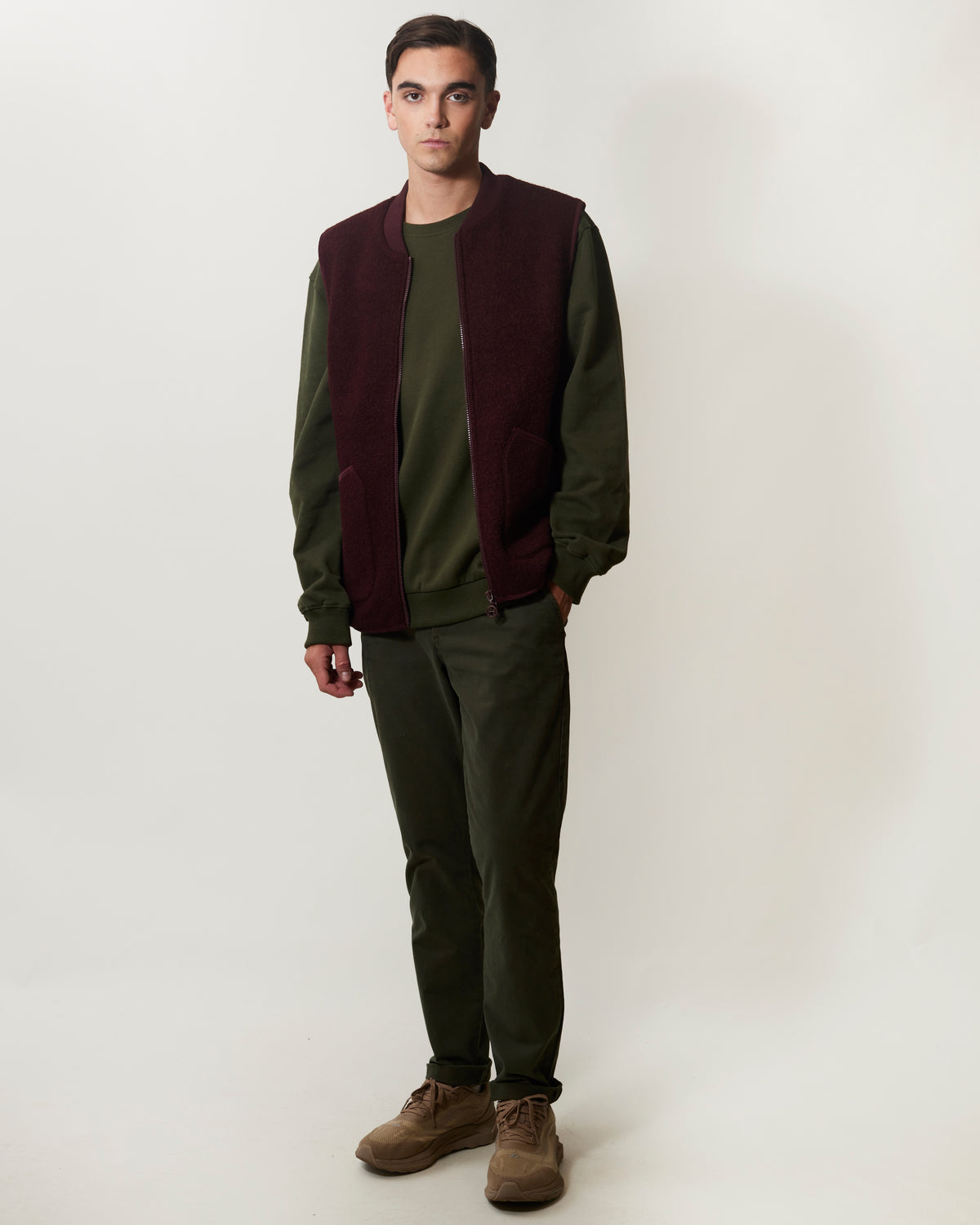 VESTE ARTHUR - BURGUNDY