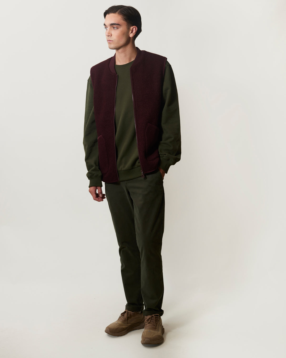 VESTE ARTHUR - BURGUNDY