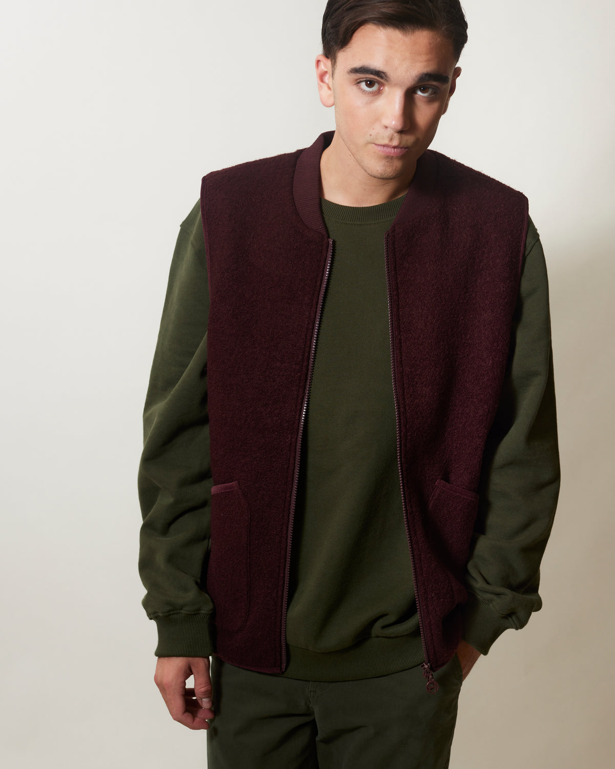 VESTE ARTHUR - BURGUNDY