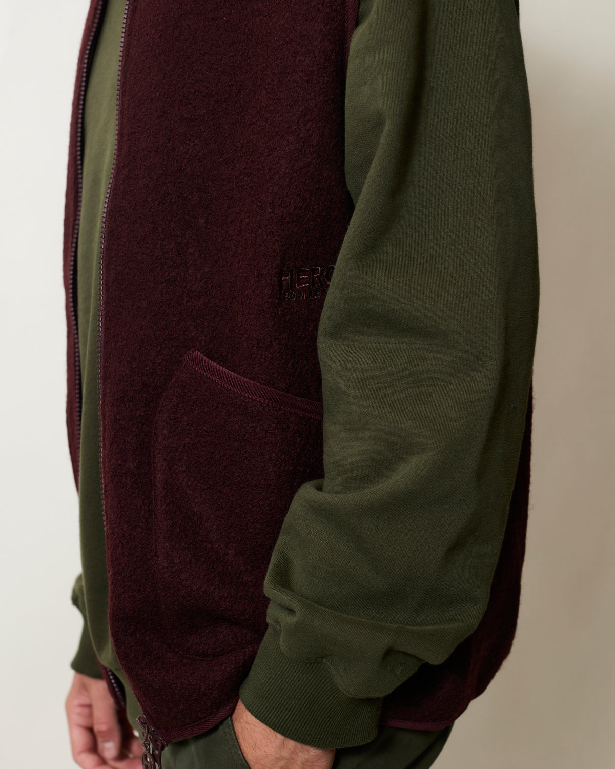VESTE ARTHUR - BURGUNDY
