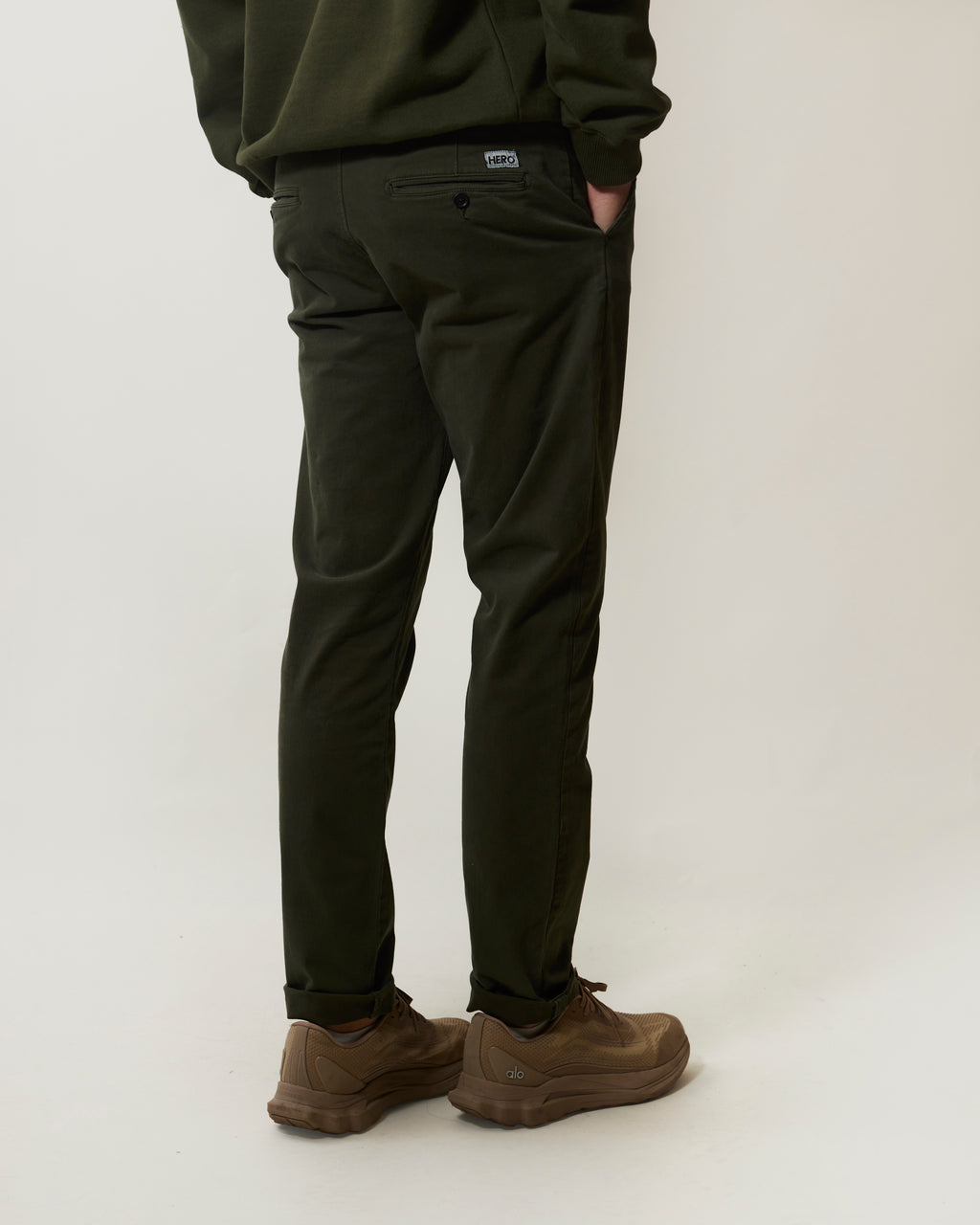 PANTALON BASIC CHINO - MILITARY