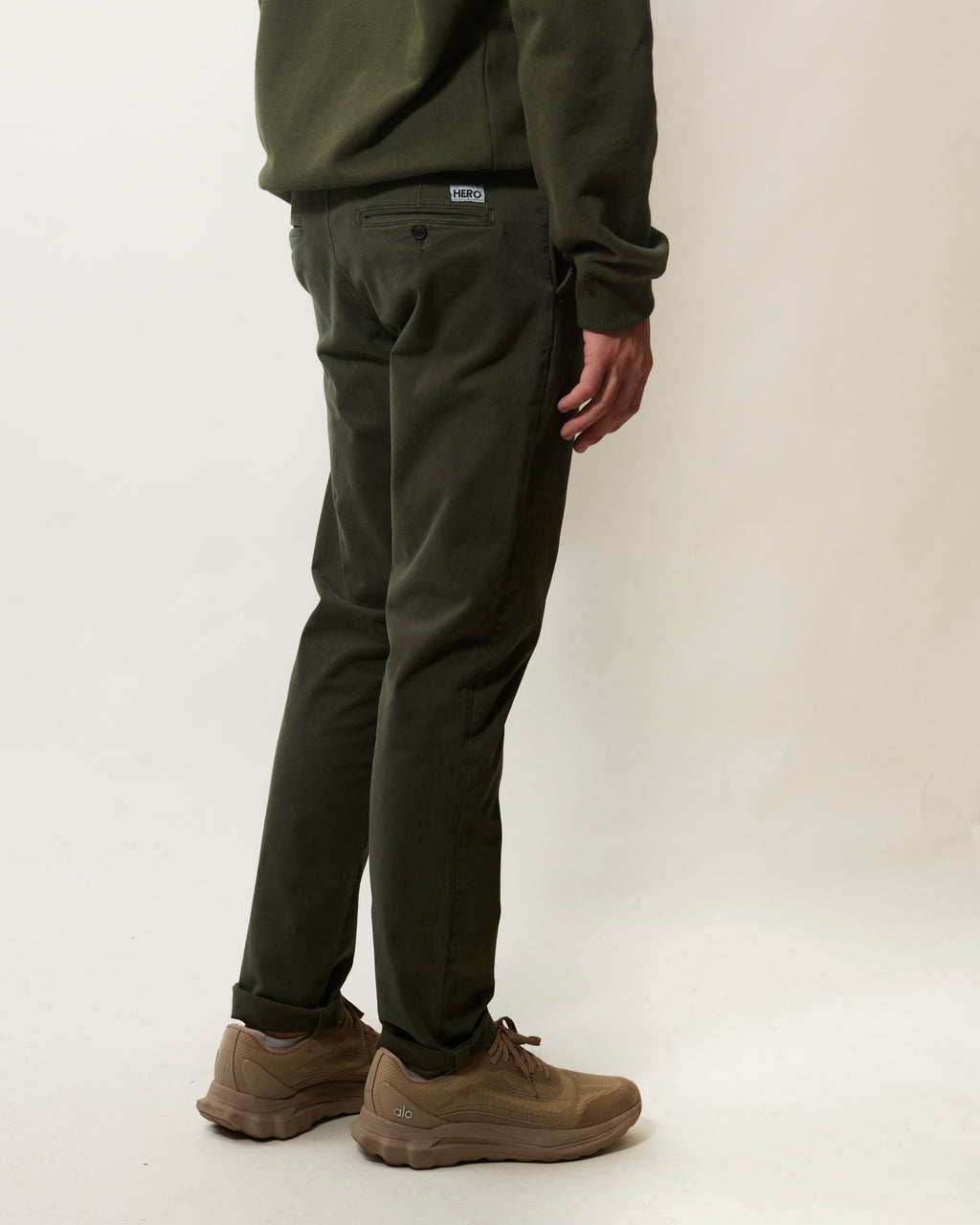 PANTALON BASIC CHINO - MILITARY