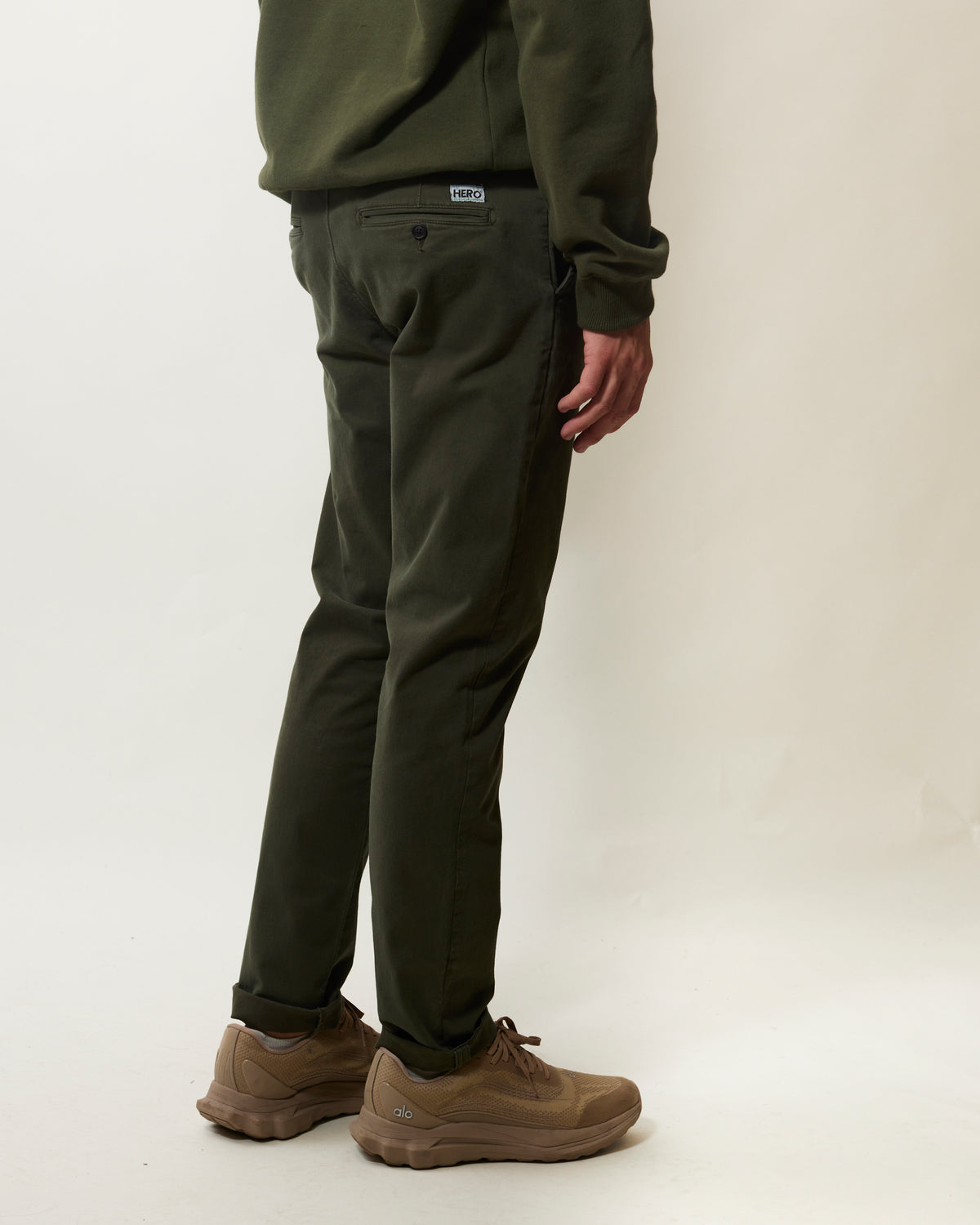 PANTALON BASIC CHINO - MILITARY
