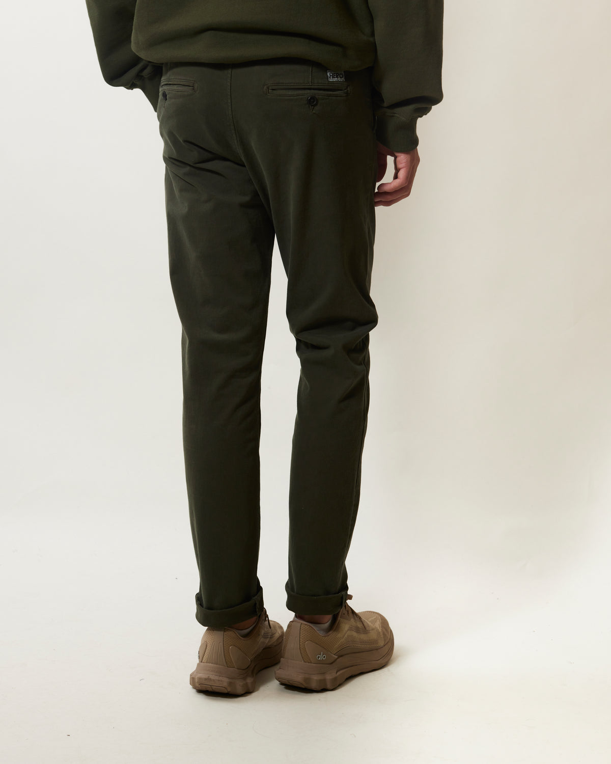 PANTALON BASIC CHINO - MILITARY