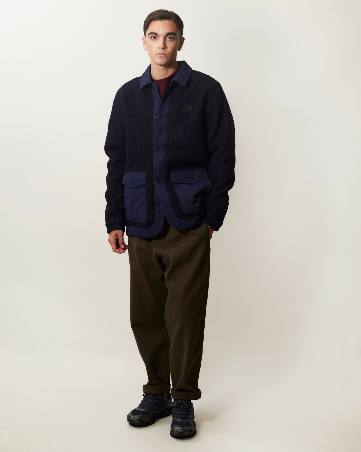 VESTE CESAR WOOL - NAVY