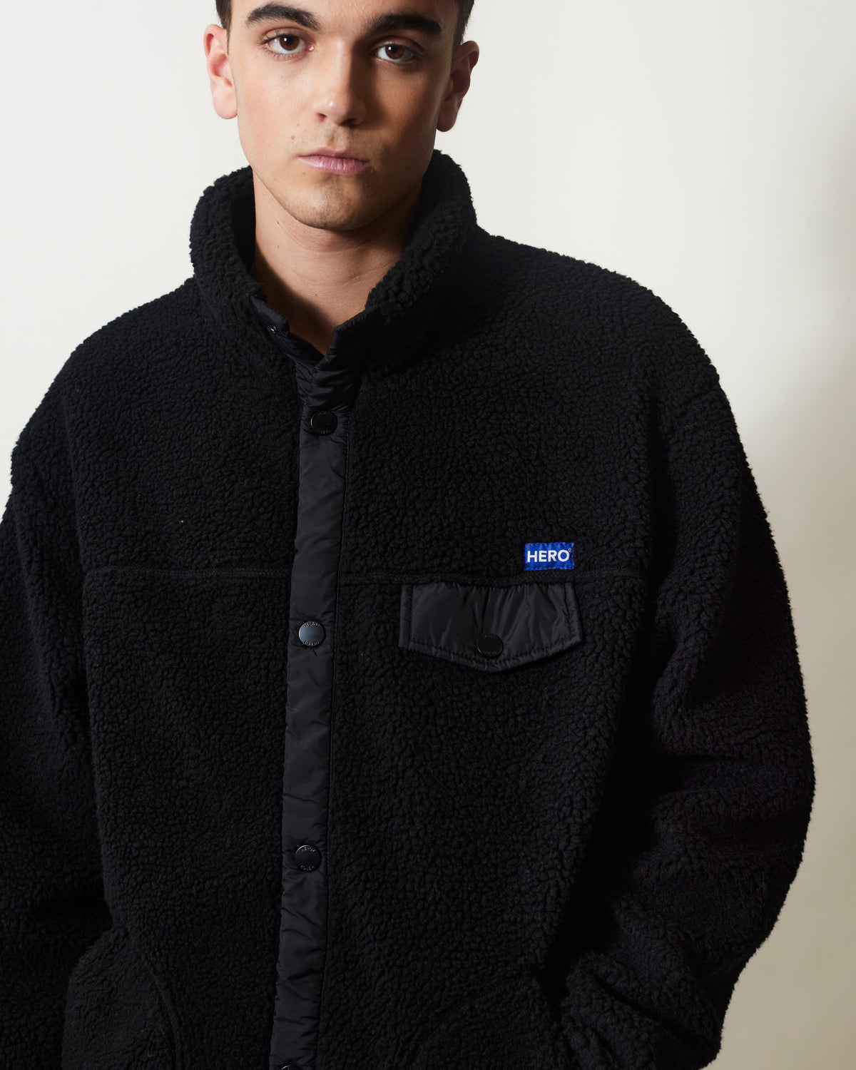 VESTE ALECK POLAIR - BLACK
