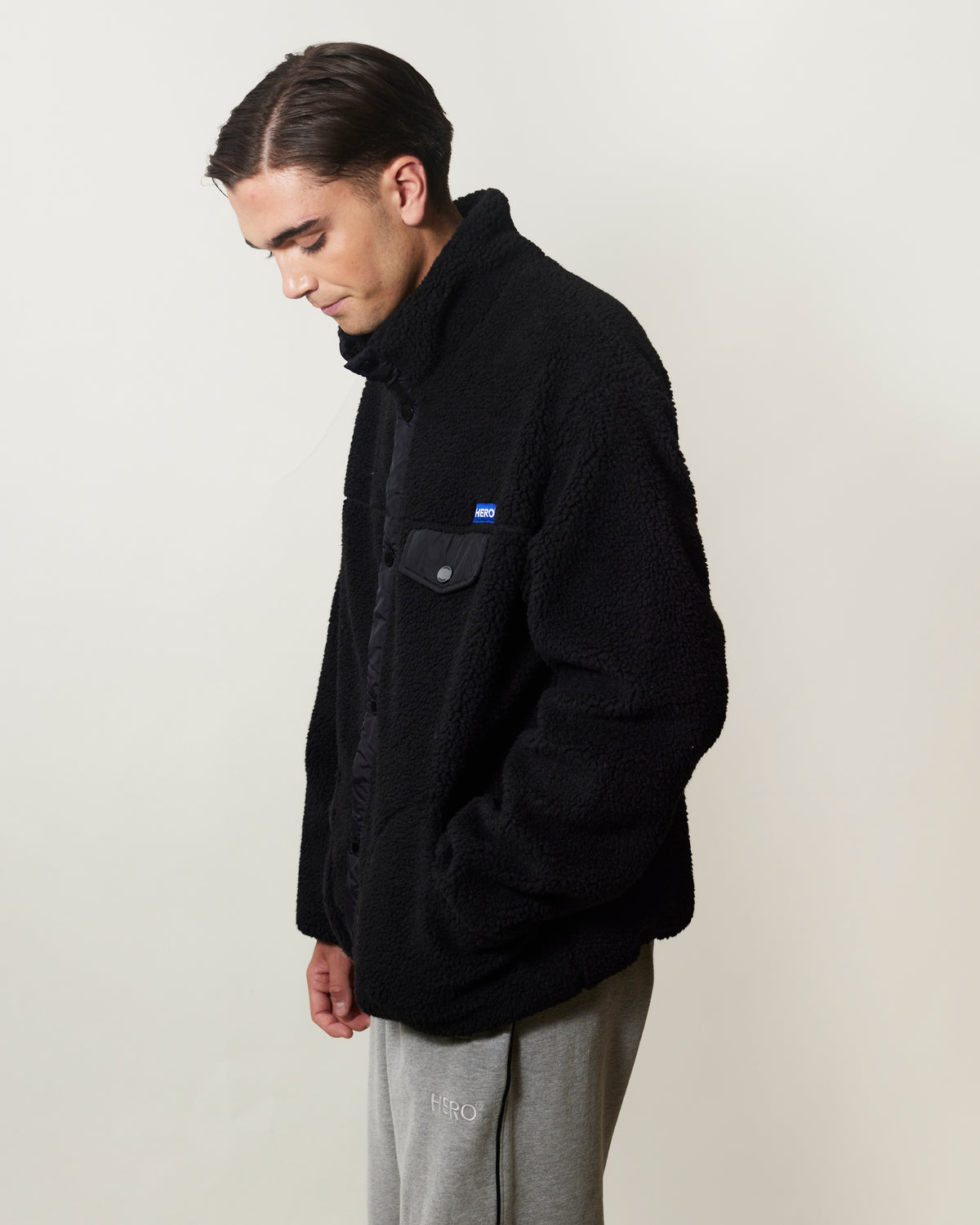 VESTE ALECK POLAIR - BLACK