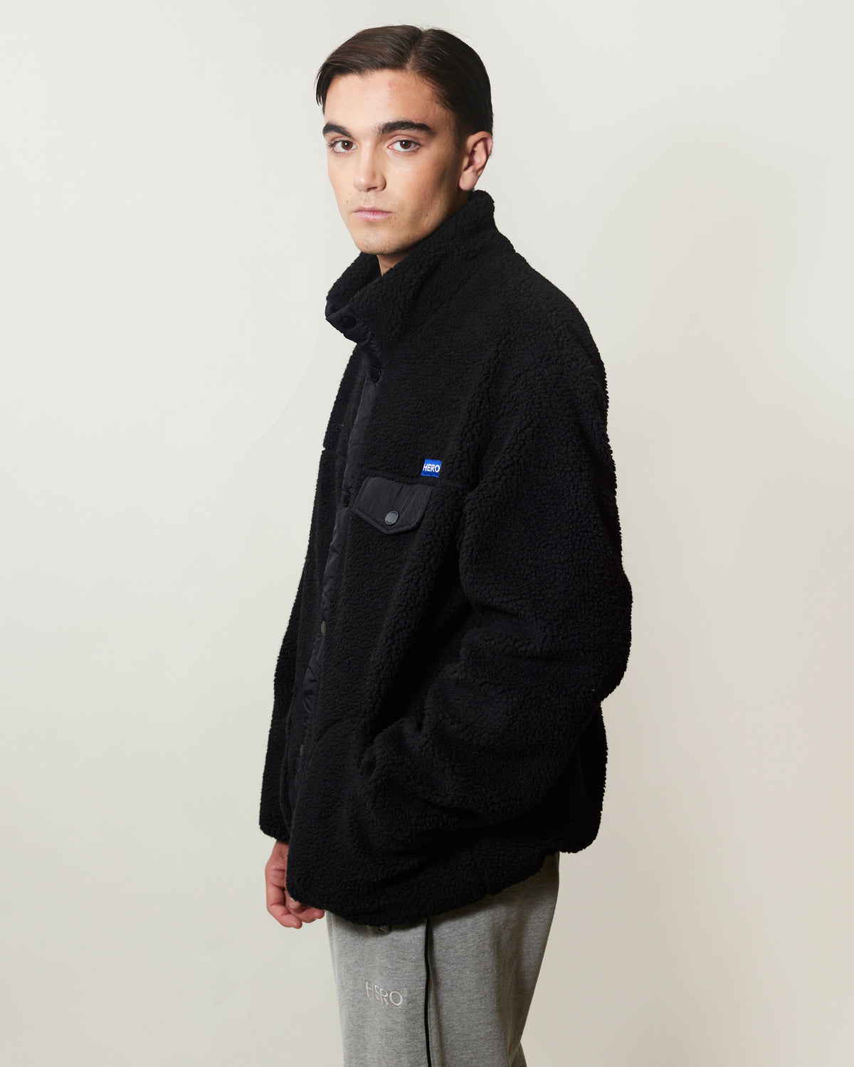 VESTE ALECK POLAIR - BLACK