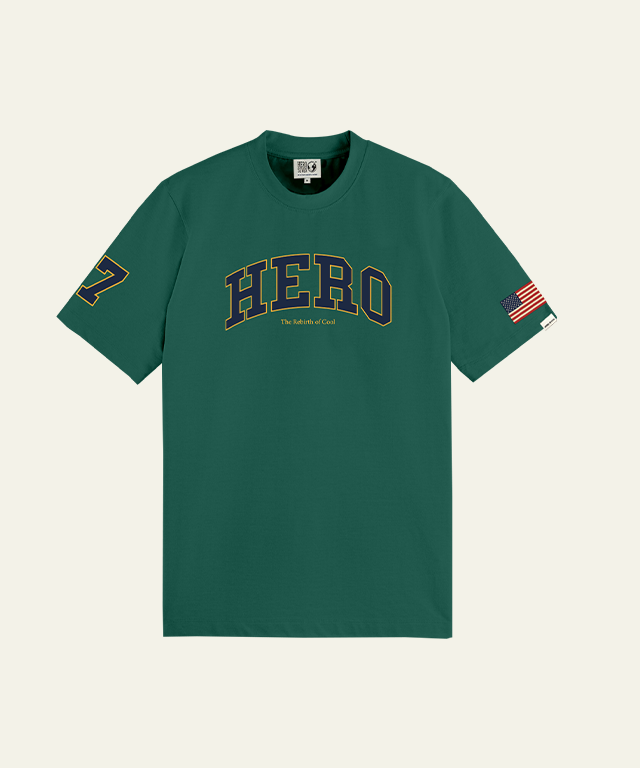 HERO 7 TEE - EVER GREEN