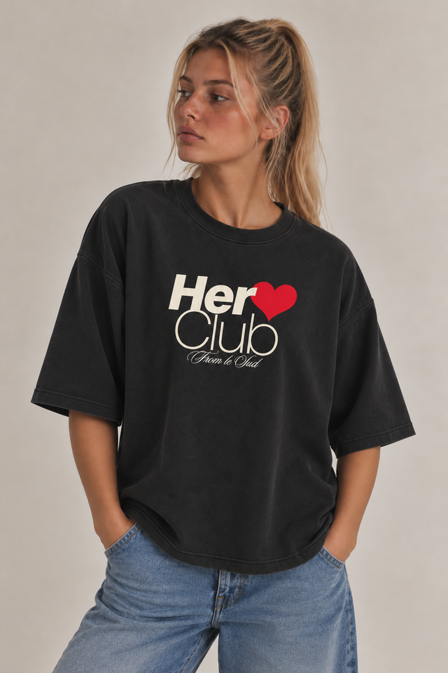 T-SHIRT HERO CLUB W - BLACK