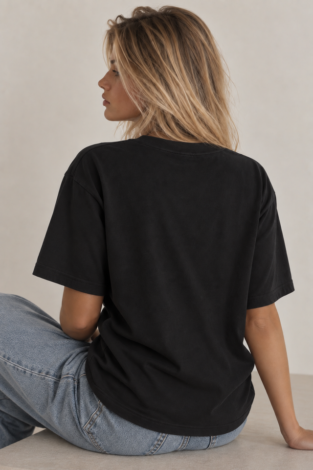 T-SHIRT HERO CLUB W - BLACK