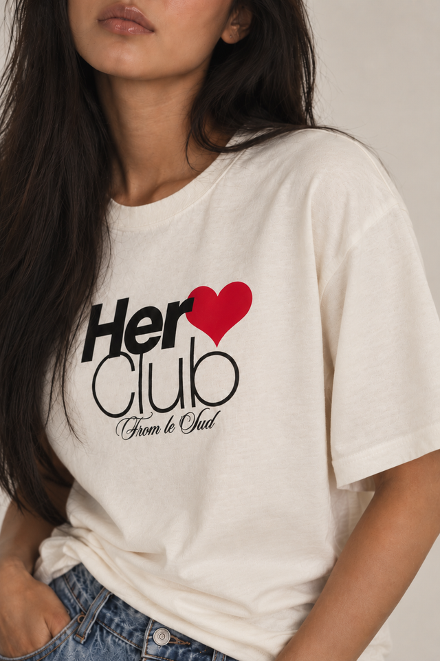 T-SHIRT HERO CLUB W - OFF WHITE