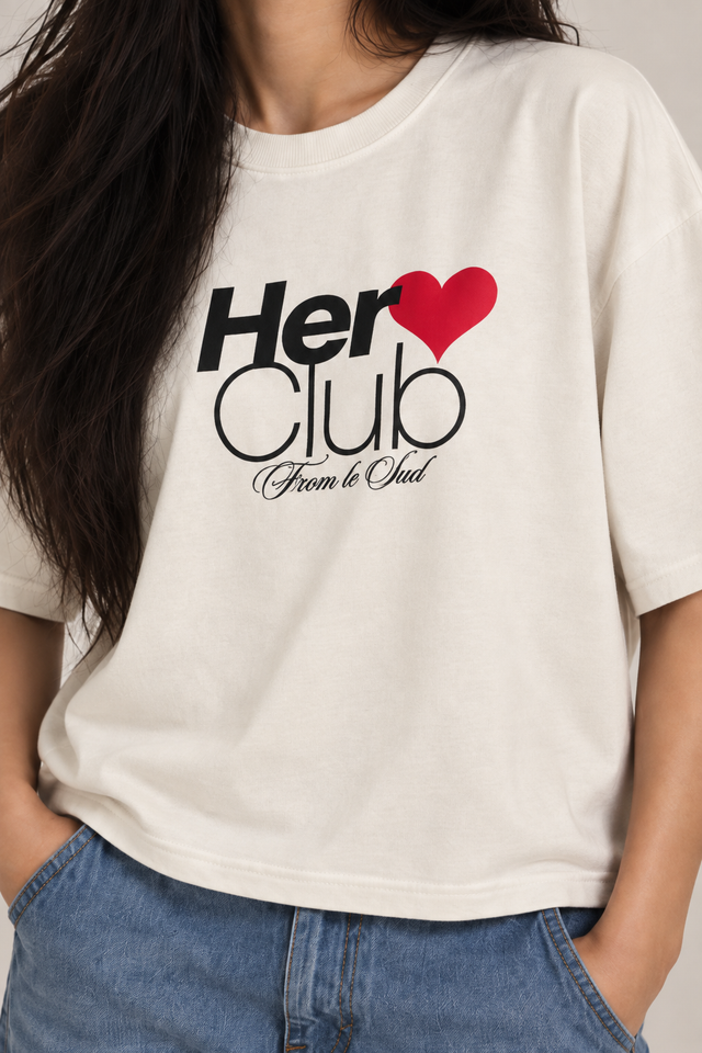 T-SHIRT HERO CLUB W - OFF WHITE