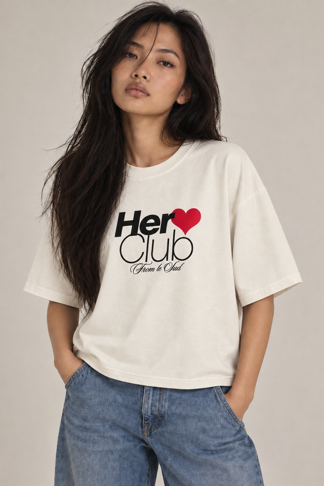 T-SHIRT HERO CLUB W - OFF WHITE