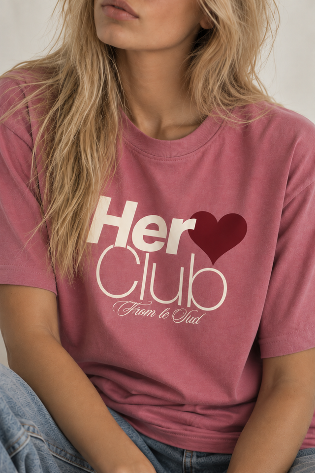 T-SHIRT HERO CLUB W - ROSE
