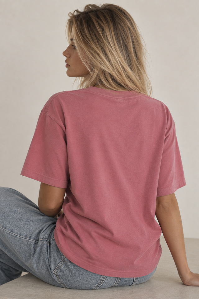 T-SHIRT HERO CLUB W - ROSE