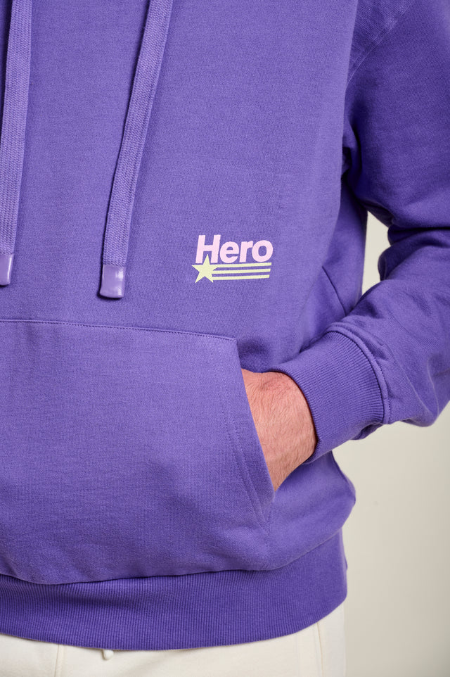 HOODIE À CAPUCHE CLASSIC SPORT - MAUVE