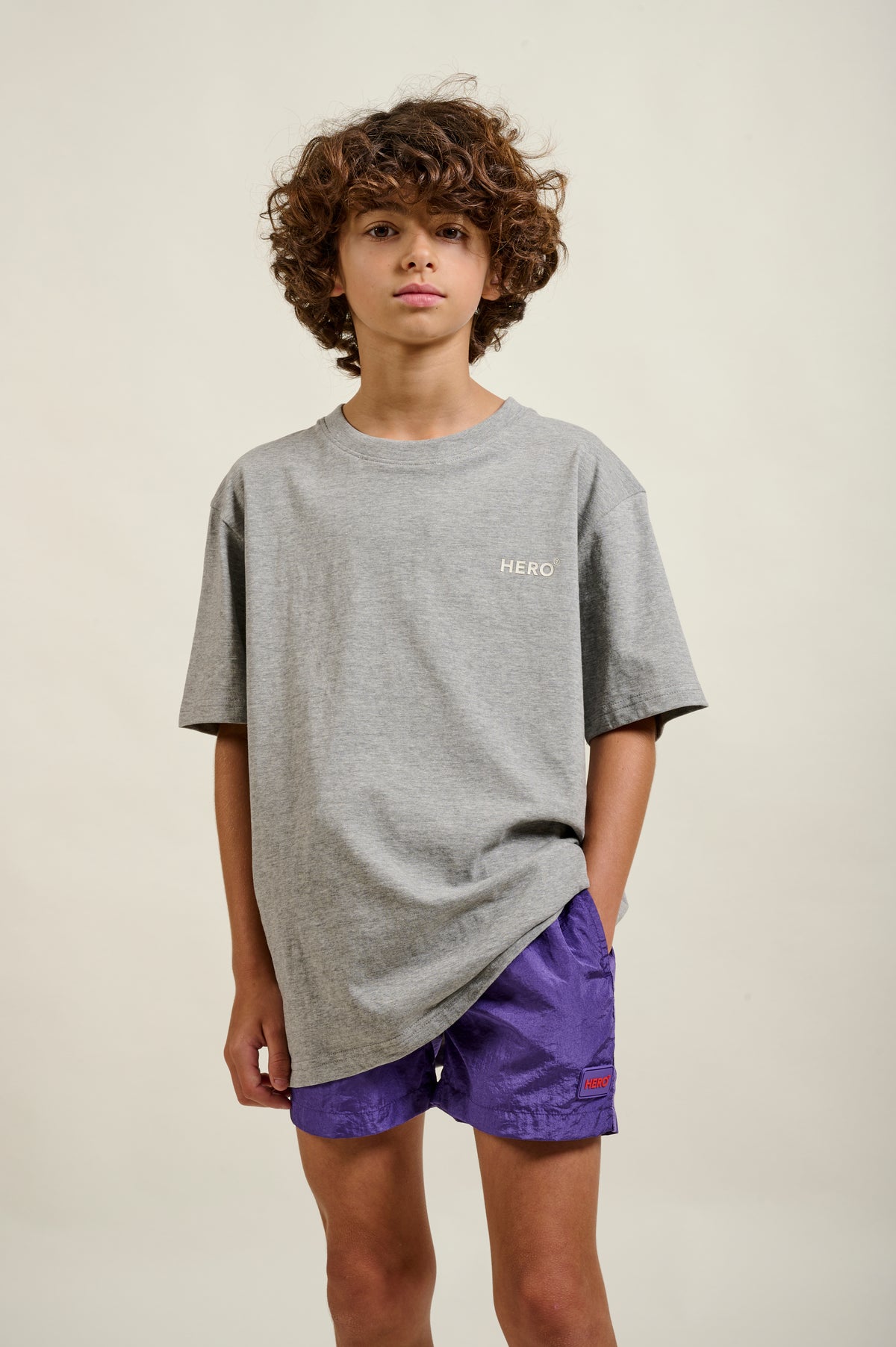 MAILLOT DE BAIN ISLAND SWIM KID - MAUVE