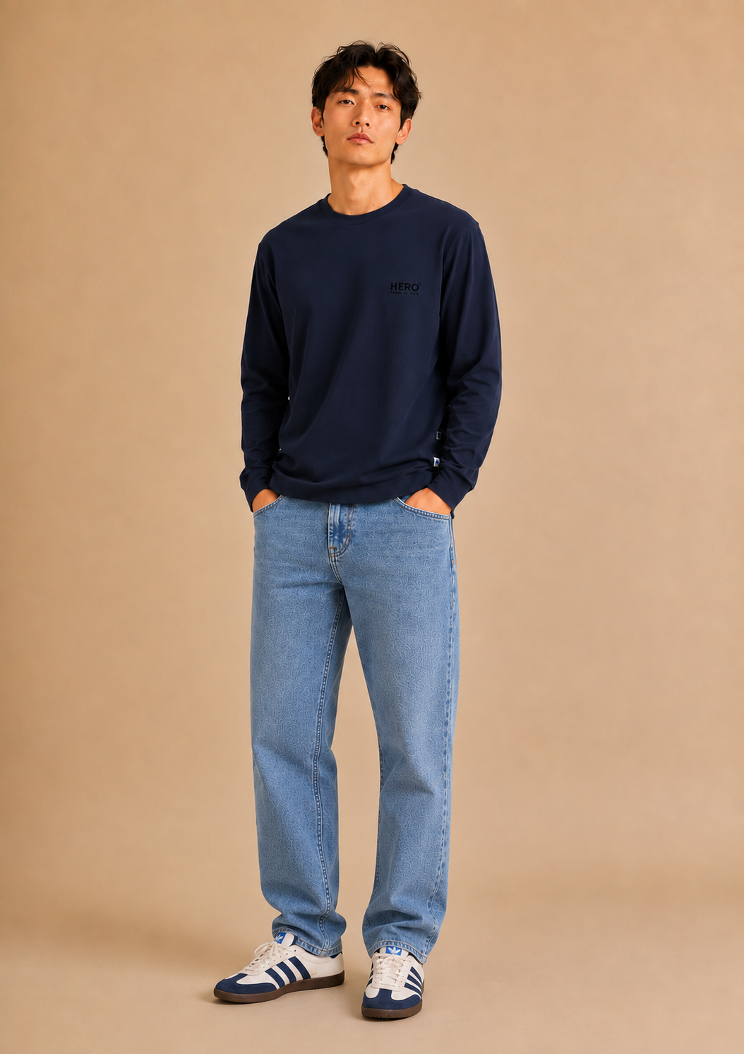 JEANS REGULAR - STONE