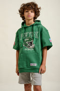 SWEAT JETS SWEATER KID - BASIL