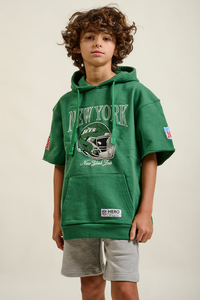 SWEAT JETS SWEATER KID - BASIL