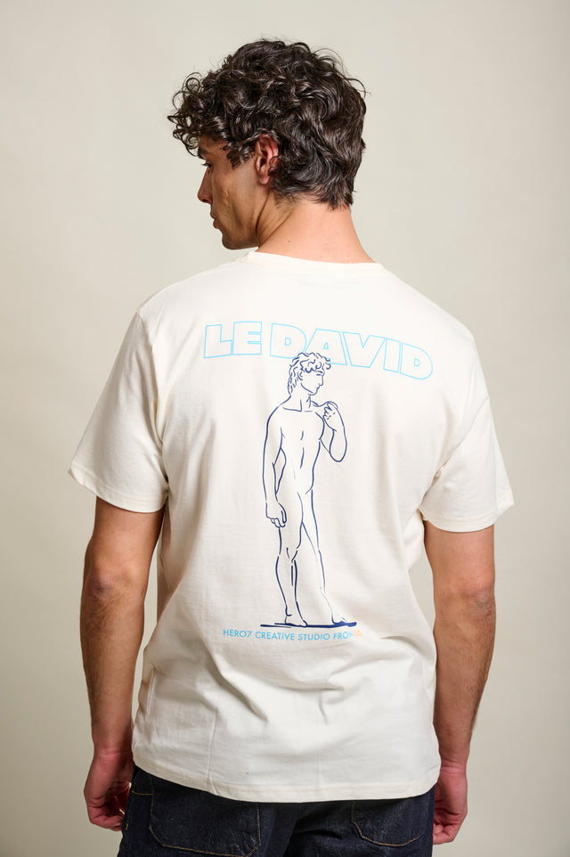 T-SHIRT LE DAVID - OFF WHITE