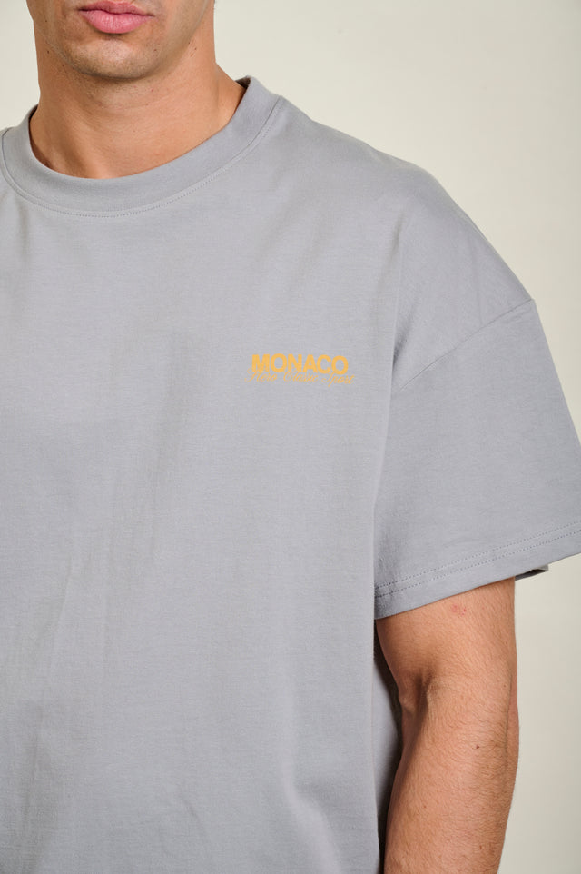 T-SHIRT LE VIRAGE - ACIER