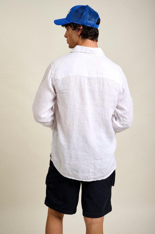 CHEMISE LINEN - WHITE