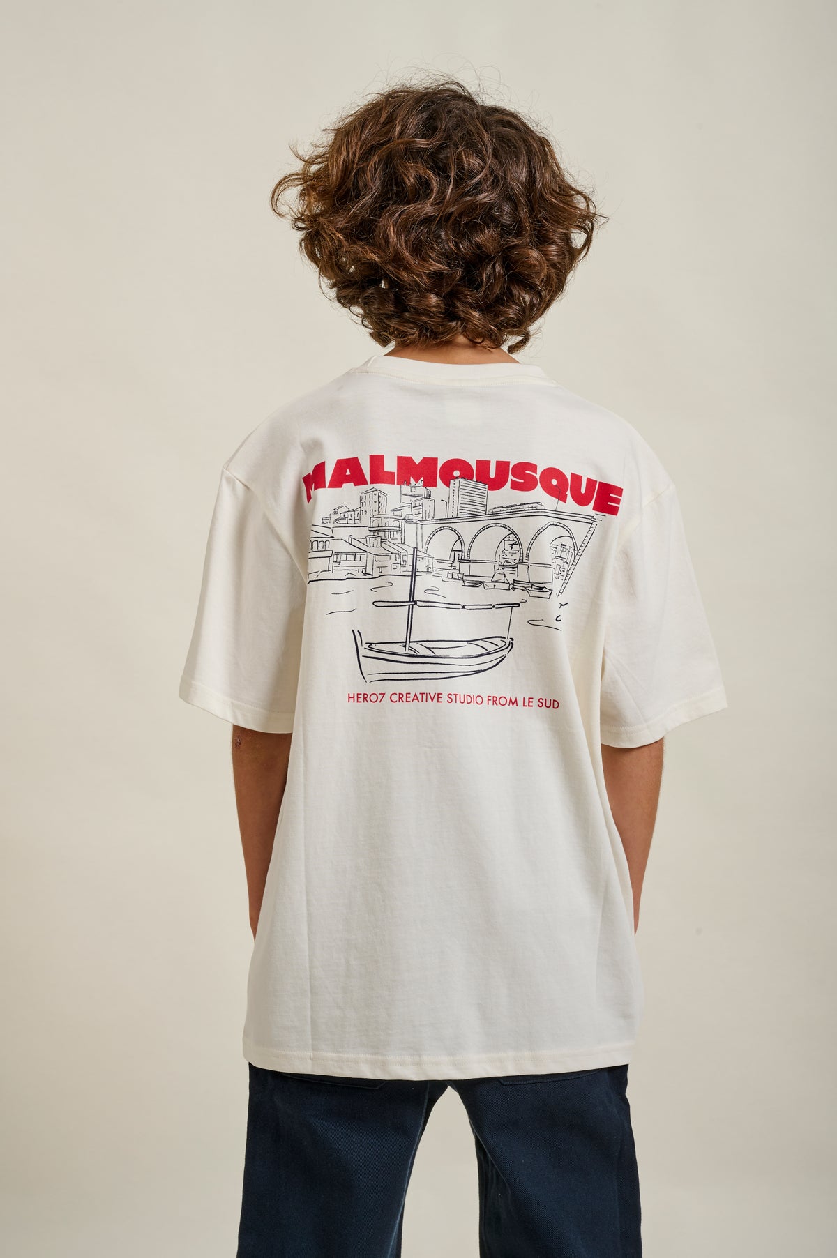 T-SHIRT MALMOUSQUE 2 KID - OFF WHITE