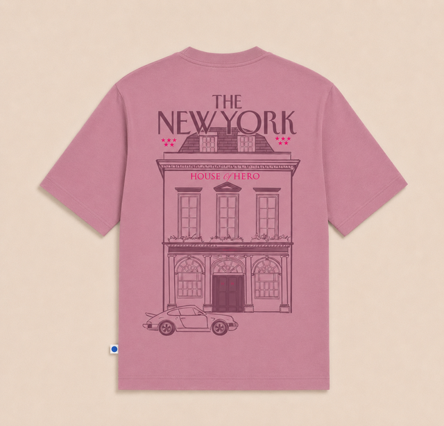 T-SHIRT MANSION TEE - ROSE