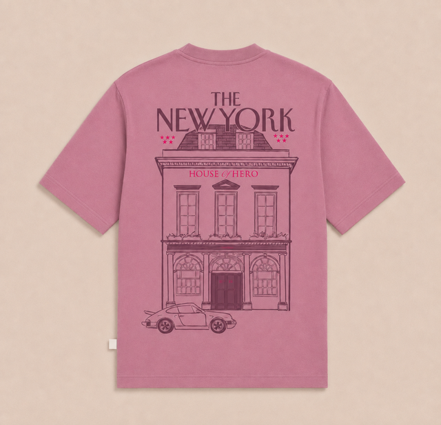 T-SHIRT MANSION TEE - ROSE