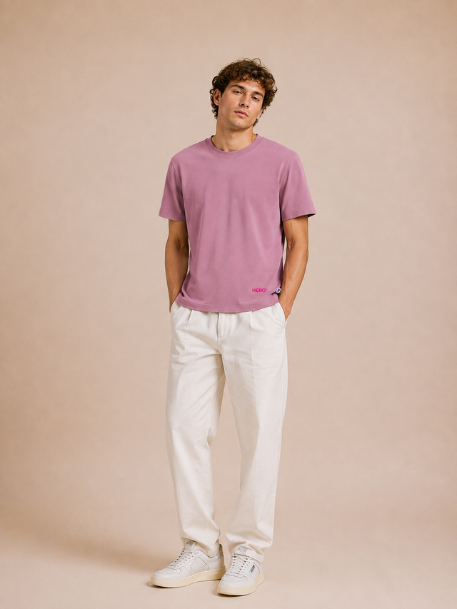 T-SHIRT MANSION TEE - ROSE