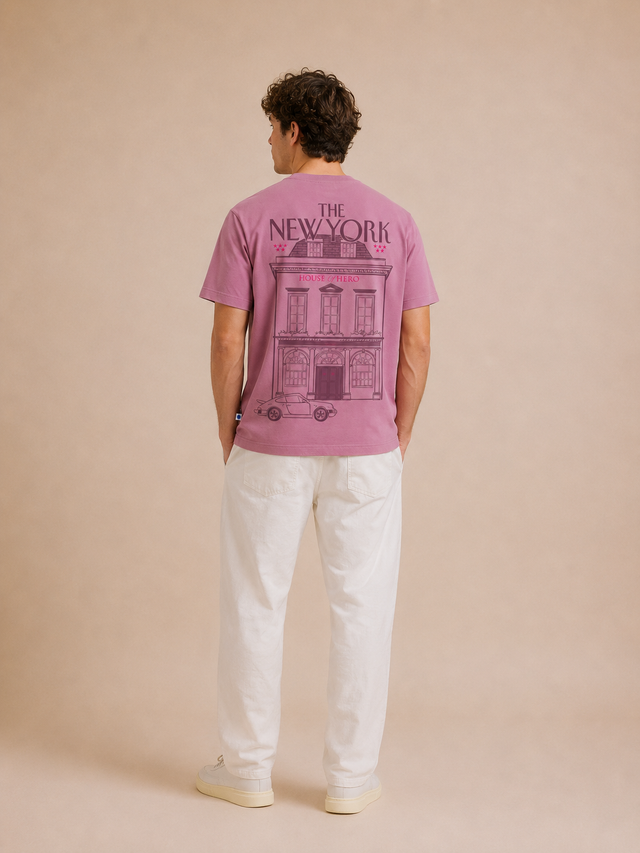 T-SHIRT MANSION TEE - ROSE