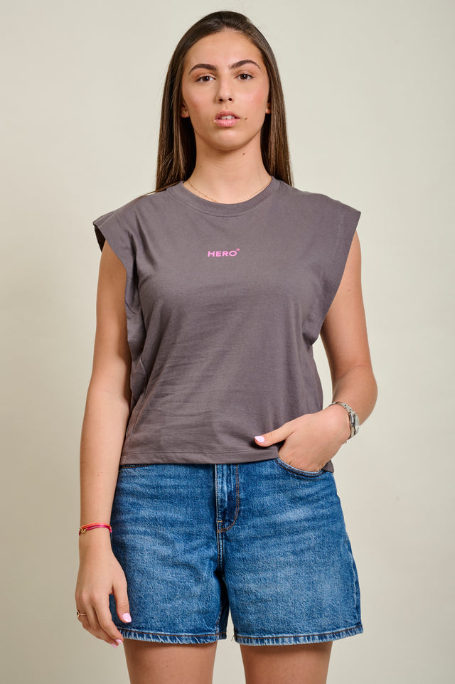 T-SHIRT MARSEILLE II WT - ANTRACITE