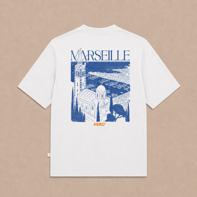 T-SHIRT MARSEILLE TEE KID - WHITE