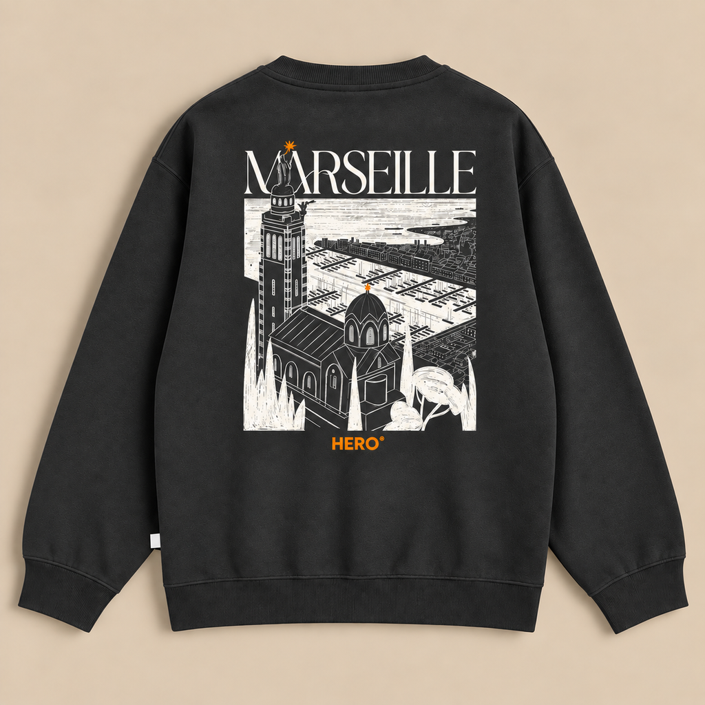 SWEAT MARSEILLE SW - ANTRACITE