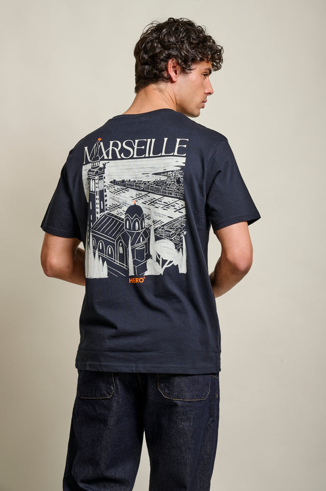 T-SHIRT MARSEILLE TEE - DARK NAVY
