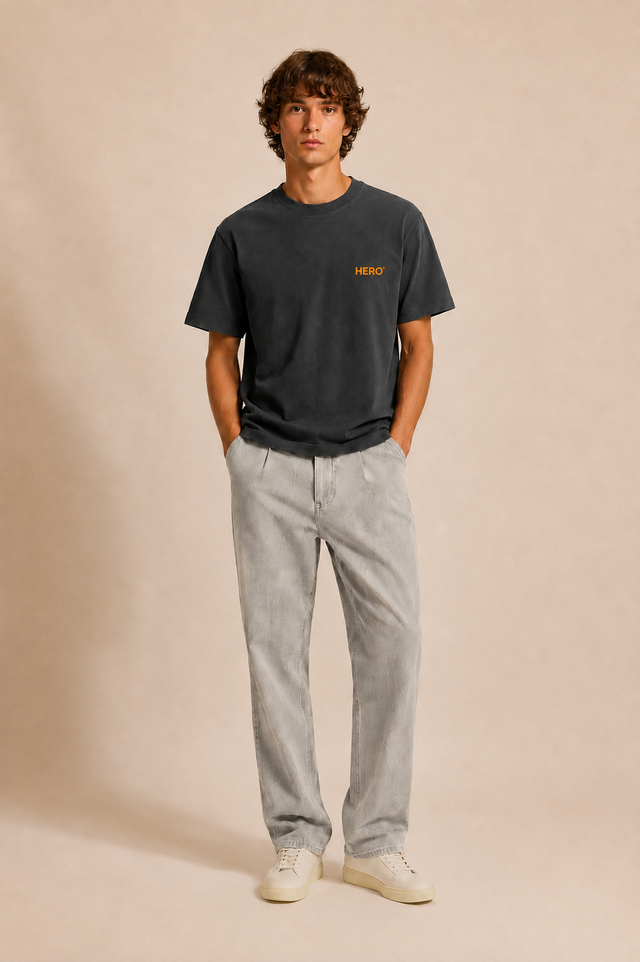 T-SHIRT MARSEILLE TEE - ANTHRACITE