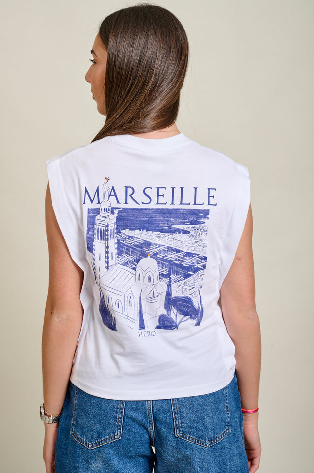T-SHIRT MARSEILLE II WT - WHITE