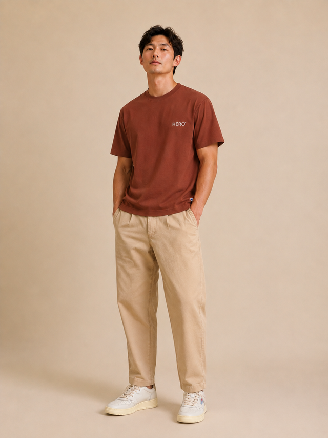 T-SHIRT MAURICETTE TEE - MOKA