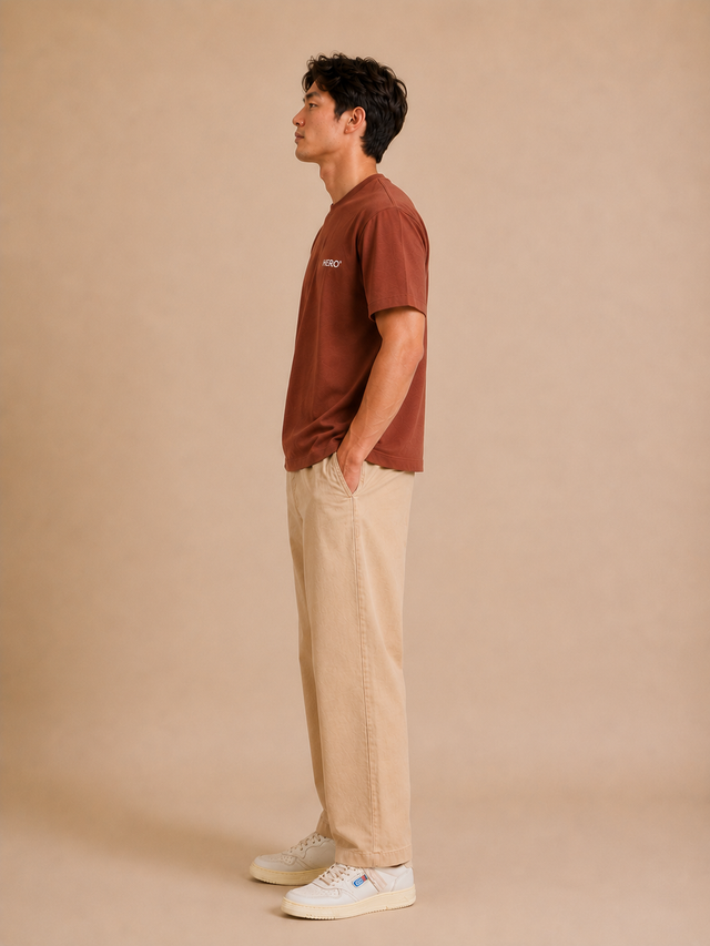 T-SHIRT MAURICETTE TEE - MOKA