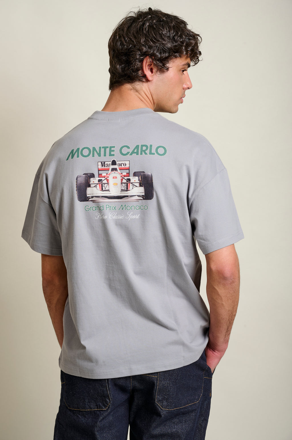 T-SHIRT MONTECARLO - ACIER