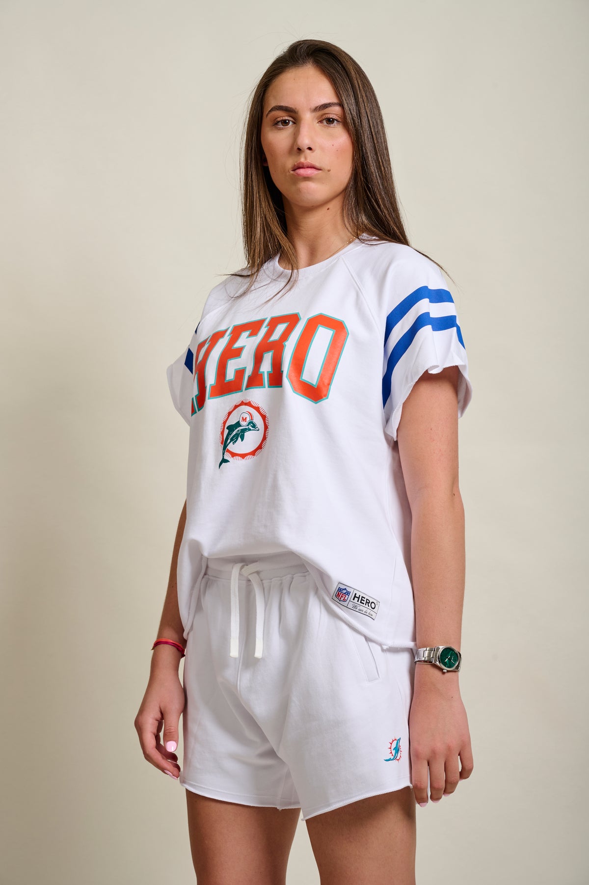 SWEAT MANCHES COURTES NFL - WHITE